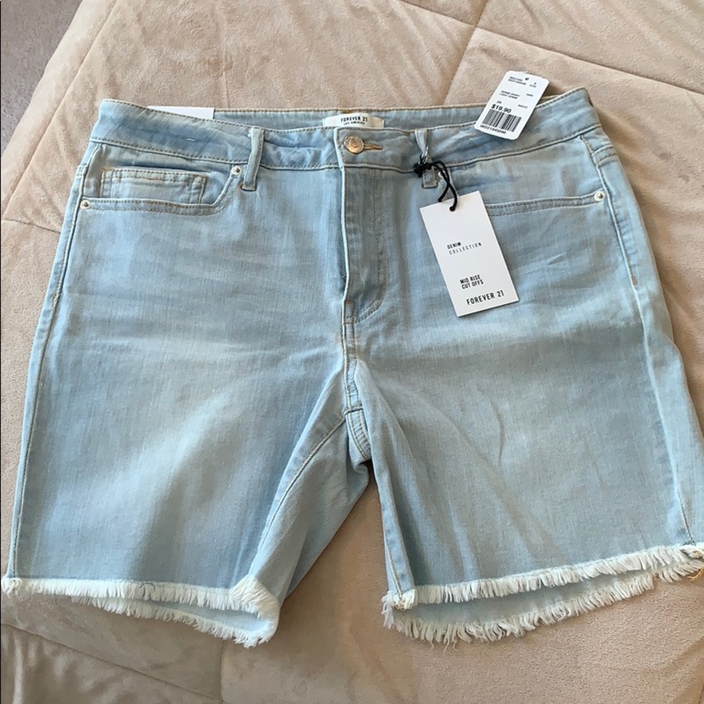 Denim shorts